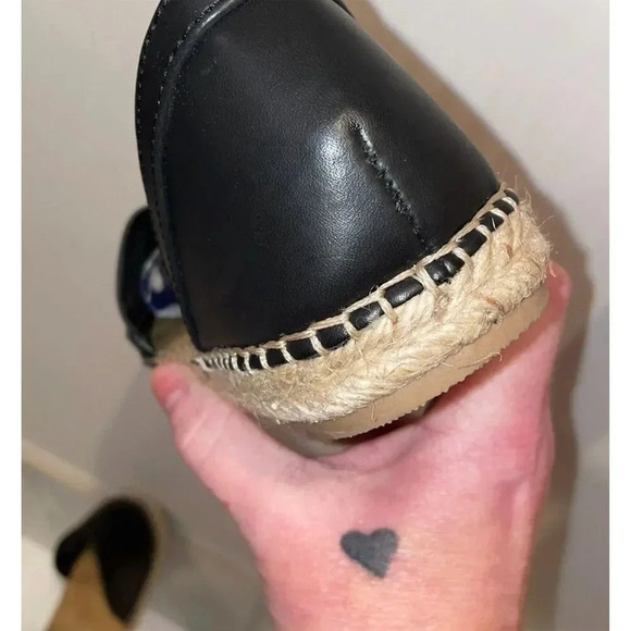 DV by Dolce Vita Women's Black Slip-On Espadrilles Size 7.5 Summer Flats - Picture 6 of 12